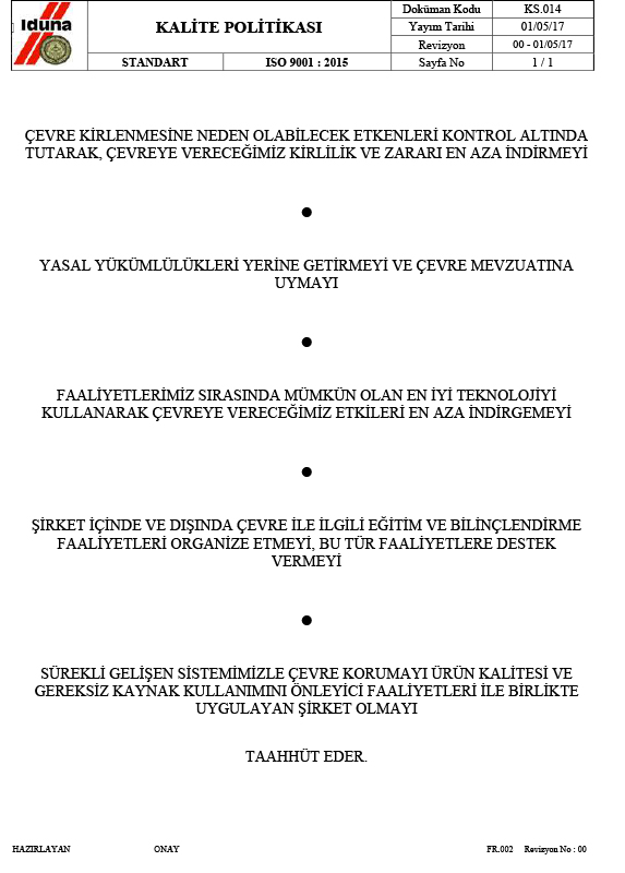 Çevre Politikası